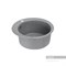 AQUATON Иверия Мойка для кухни круглая, литьевой мрамор, ширина 48 см - фото 122818