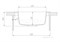 AQUATON Иверия Мойка для кухни круглая, литьевой мрамор, ширина 48 см - фото 122821