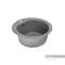 AQUATON Мида Мойка для кухни круглая, литьевой мрамор, ширина 51 см - фото 122882