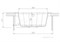 AQUATON Мида Мойка для кухни круглая, литьевой мрамор, ширина 51 см - фото 122885