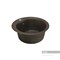 AQUATON Мида Мойка для кухни круглая, литьевой мрамор, ширина 51 см - фото 122897