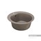 AQUATON Мида Мойка для кухни круглая, литьевой мрамор, ширина 51 см - фото 122905