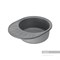 AQUATON Чезана Мойка с крылом для кухни круглая, литьевой мрамор, ширина 56,8 см - фото 123004