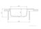 AQUATON Чезана Мойка с крылом для кухни круглая, литьевой мрамор, ширина 56,8 см - фото 123005