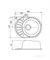 AQUATON Чезана Мойка с крылом для кухни круглая, литьевой мрамор, ширина 56,8 см - фото 123008