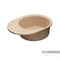 AQUATON Чезана Мойка с крылом для кухни круглая, литьевой мрамор, ширина 56,8 см - фото 123014
