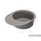 AQUATON Чезана Мойка с крылом для кухни круглая, литьевой мрамор, ширина 56,8 см - фото 123016