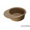 AQUATON Чезана Мойка с крылом для кухни круглая, литьевой мрамор, ширина 56,8 см - фото 123018
