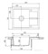 AQUATON Делия 65 Мойка с крылом для кухни прямоугольная, литьевой мрамор, ширина 65 см - фото 123067