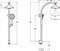 JACOB DELAFON Moxie Душевая колонна с большим верхним душем Moxie 200 мм + беспроводной динамик - фото 126304