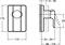 JACOB DELAFON Singulier Встраиваемый смеситель на 1 выход, лицевая панель Singulier - фото 126354