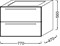 JACOB DELAFON Struktura Мебель 77 см для раковины-столешницы, серый антрацит - фото 128132