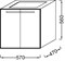 JACOB DELAFON Struktura Мебель 57 см для раковины-столешницы - фото 128139