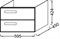 JACOB DELAFON Rythmik Мебель для раковины-столешницы 60 см, 2 выдвижных ящика - фото 128170