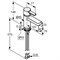 KLUDI Zenta xl однорычажный смеситель для раковины, без донного клапана 38262-KLUDI - фото 128886