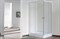 ROYAL BATH HPD 75x100 Душевой уголок прямоугольный, стекло 6 мм прозрачное, профиль алюминий  белый, дверь раздвижная - фото 131821