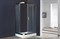 ROYAL BATH HPD 120x100 Душевой уголок прямоугольный, стекло 6 мм рифленое, профиль алюминий  хром, дверь раздвижная - фото 131832