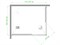 ROYAL BATH HPD 120x100 Душевой уголок прямоугольный, стекло 6 мм рифленое, профиль алюминий  хром, дверь раздвижная - фото 131833