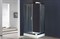 ROYAL BATH HPD 120x100 Душевой уголок прямоугольный, стекло 6 мм рифленое, профиль алюминий  хром, дверь раздвижная - фото 131834