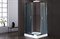 ROYAL BATH HPD 90x90 Душевой уголок квадратный, стекло 6 мм рифленое, профиль алюминий  хром, дверь раздвижная - фото 131942