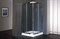 ROYAL BATH HP 80x80 Душевой уголок квадратный с поддоном, стекло 6 мм прозрачное, профиль алюминий  хром, дверь раздвижная - фото 132165