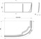 RAVAK Панель фронтальная для ванны Rosa,  R - правый вариант - фото 132603
