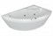 AQUATEK Аякс  Акриловая ванна на каркасе, слив-перелив в комплекте, с панелью. Правая ориентация - фото 134044