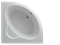 AQUATEK Калипсо Акриловая ванна на каркасе, слив-перелив в комплекте, с панелью - фото 134099