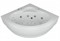 AQUATEK Калипсо Акриловая ванна на каркасе, слив-перелив в комплекте, с панелью - фото 134102