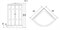 NIAGARA Classic Душевая кабина NG-3301-14 (900х900х2150) низкий поддон (26 см) стекло МАТОВОЕ - фото 134670