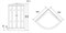 NIAGARA Classic Душевая кабина NG-3302-14 (1000х1000х2150) низкий поддон (26 см) стекло МАТОВОЕ - фото 134672