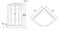 NIAGARA Classic Душевая кабина NG-3501-14G (900х900х2150) низкий поддон (26 см) ГИДРОМАССАЖ стекло ТОНИРОВАННОЕ - фото 134686
