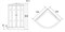 NIAGARA Classic Душевая кабина NG-3502-14G (1000х1000х2150) низкий поддон (26) ГИДРОМАССАЖ стекло ТОНИРОВАННОЕ - фото 134688