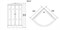 NIAGARA Premium Душевая кабина NG-1902-01 (1000х1000х2200) низкий поддон (16 см) стекло ТОНИРОВАННОЕ - фото 134837