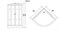 NIAGARA Premium Душевая кабина NG-1908-01 (900х900х2200) высокий поддон (48 см) стекло ТОНИРОВАННОЕ - фото 134843
