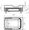 RADOMIR Ванна акриловая "ТАХАРАТ", рама-подставка с декоративными ножками, слив, комплект панелей, сиденье из террасной доски - фото 136584
