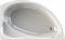RADOMIR VANNESA Ванна акриловая Модерна 160х100 (правосторонняя), каркас - фото 136684