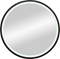 CONTINENT Зеркало "Style Black LED" D 600 c подсветкой - фото 137116