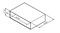 AM.PM Gem, Open-space для базы, подвесной, 60 см, цвет: белый, глянец - фото 140499