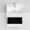 AM.PM Gem, База под раковину, напольная, 60 см, 2 ящика push-to-open, цвет: белый, глянец - фото 140768