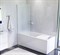 AM.PM Gem шторка на борт ванны 80х140, фиксированная, хром, стекло матовое, с пристенным к - фото 140875