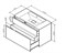AM.PM Inspire V2.0, База под раковину, подвесная, 100 см, 3 ящика, push-to-open, белый матов - фото 141501