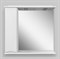 AM.PM Like зеркало, частично зеркальный шкаф, левый, 65см, с подсветкой, белый, глянец, шт - фото 141931