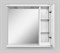 AM.PM Like, зеркало, частично-зеркальный шкаф, 80 см, с подсветкой, левый, белый, глянец, шт - фото 141987