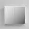 AM.PM SPIRIT, Зеркальный шкаф, 80 см, с подсветкой цвет: белый, глянец - фото 143006