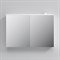AM.PM SPIRIT 2.0, Зеркальный шкаф с LED-подсветкой, 100 см, цвет: белый, глянец - фото 143270