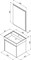 AQUANET Nova Lite 60 Комплект мебели для ванной комнаты (1 ящик) - фото 144510