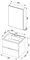 AQUANET Алвита 60 Комплект мебели для ванной комнаты - фото 144891
