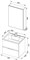 AQUANET Алвита 60 Комплект мебели для ванной комнаты - фото 144900