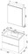 AQUANET Алвита 70 Комплект мебели для ванной комнаты - фото 144949